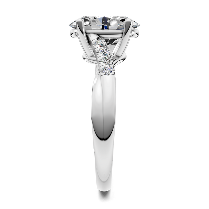 Destiny Twisted Pavé Ring