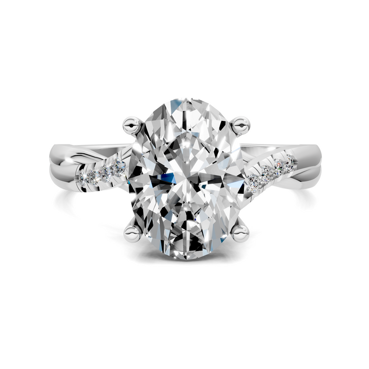Destiny Twisted Pavé Ring