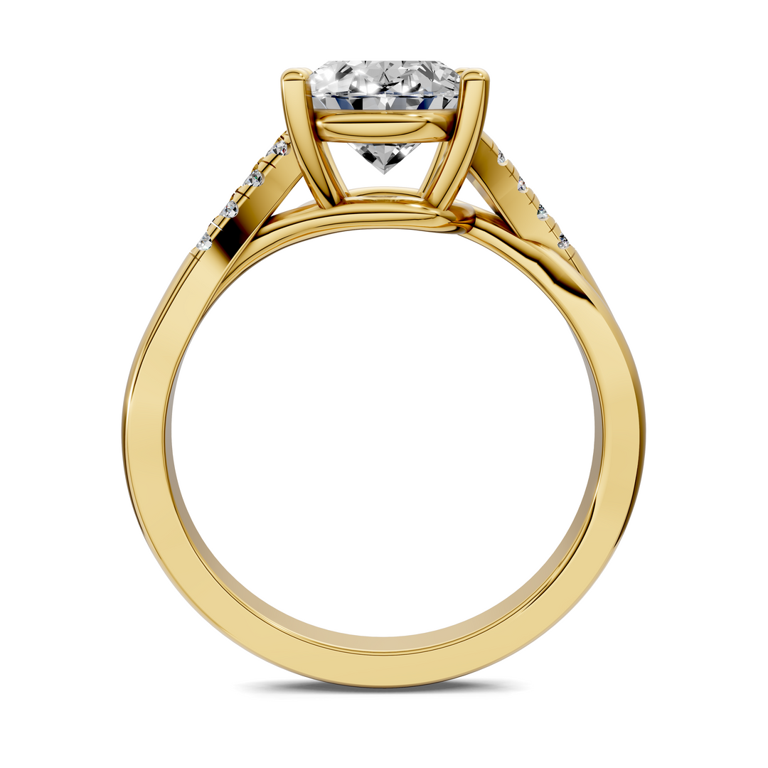 Destiny Twisted Pavé Ring