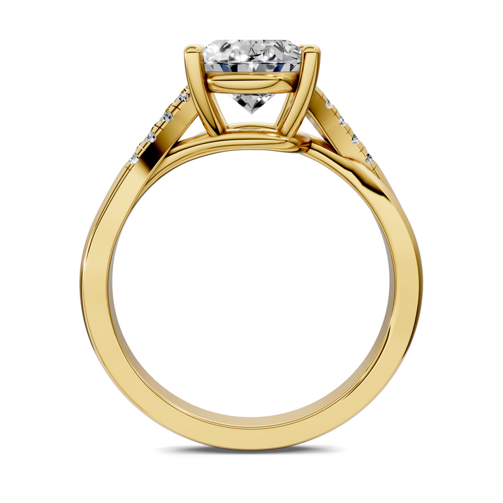 Destiny Twisted Pavé Ring