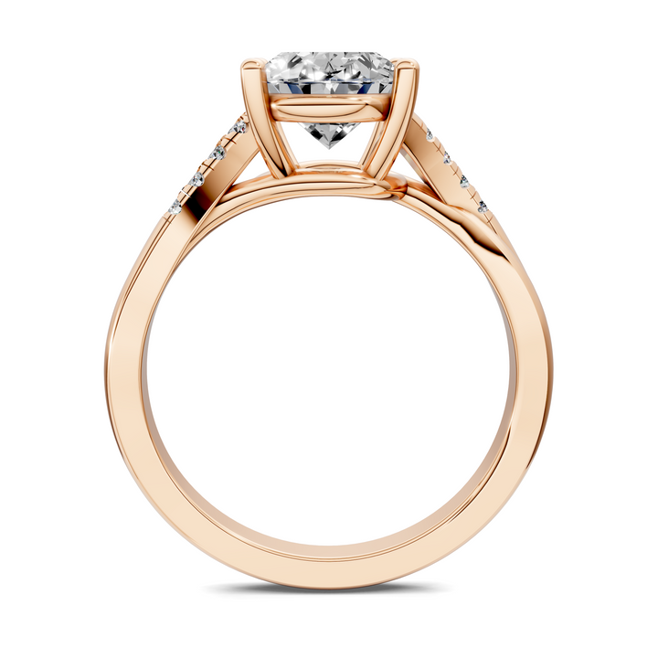 Destiny Twisted Pavé Ring