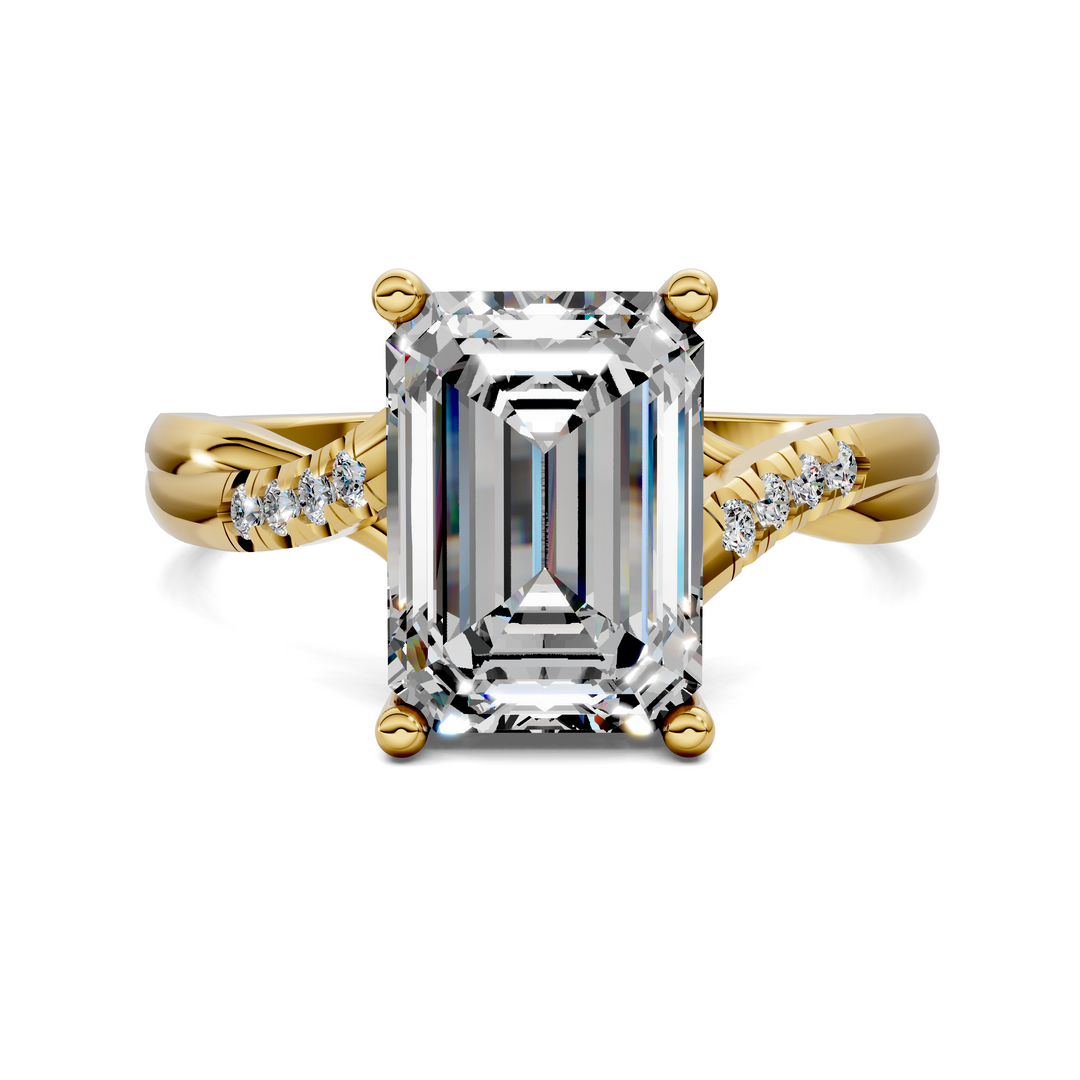 Destiny Twisted Pavé Ring