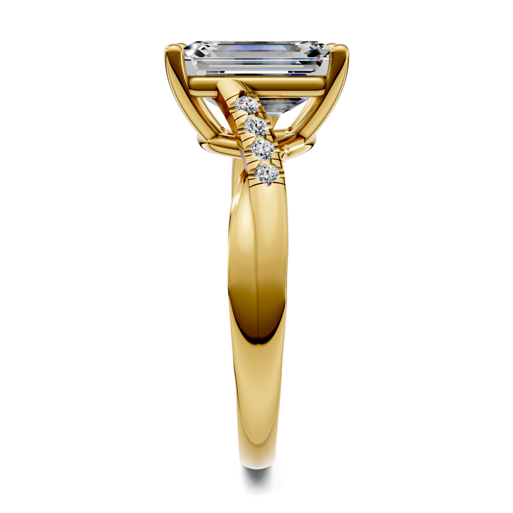 Destiny Twisted Pavé Ring