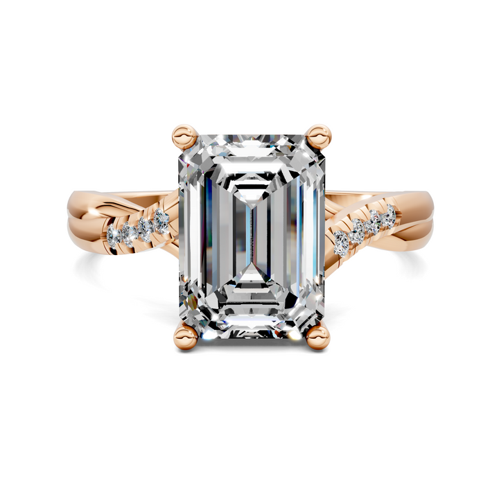 Destiny Twisted Pavé Ring