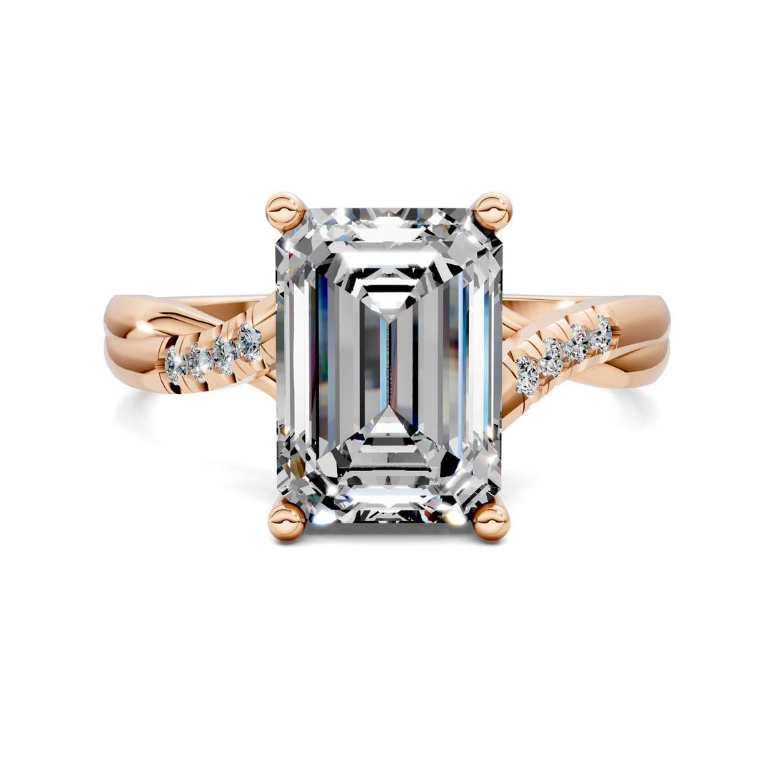 Destiny Twisted Pavé Ring