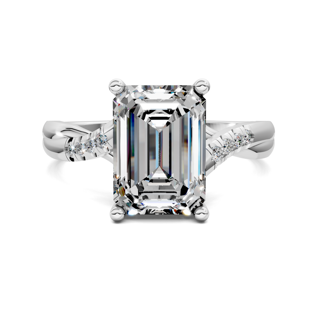 Destiny Twisted Pavé Ring