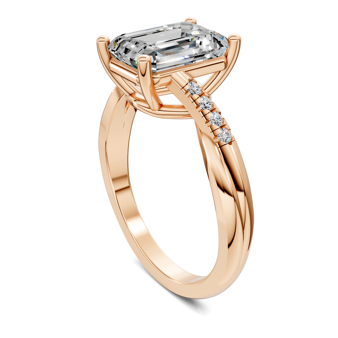 Destiny Twisted Pavé Ring