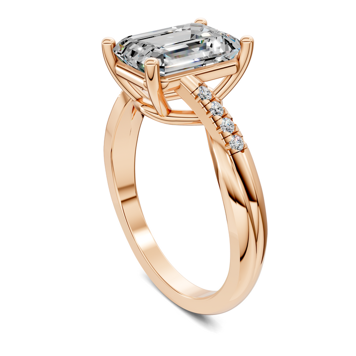 Destiny Twisted Pavé Ring
