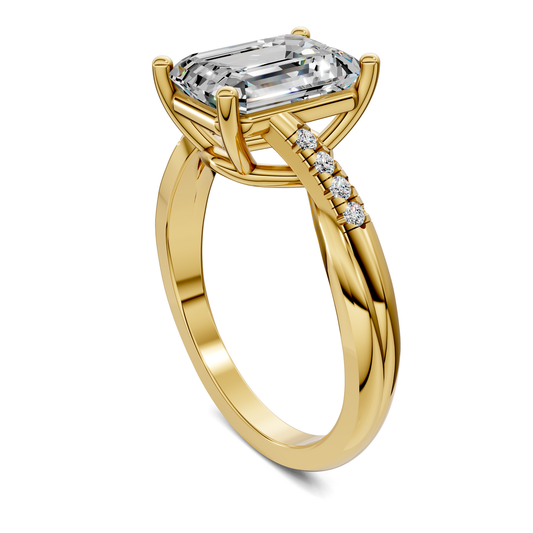 Destiny Twisted Pavé Ring
