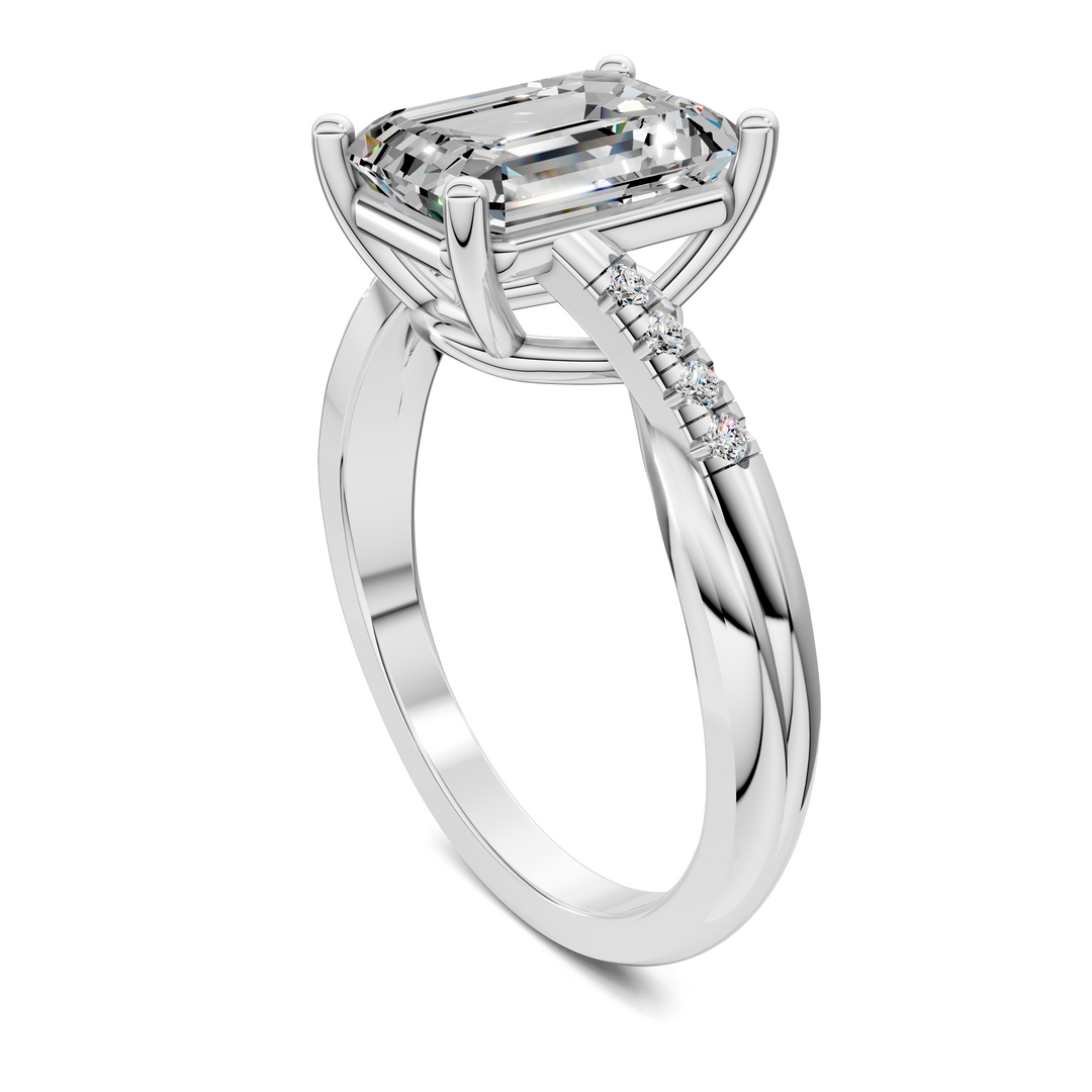 Destiny Twisted Pavé Ring