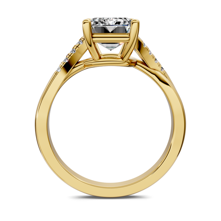 Destiny Twisted Pavé Ring