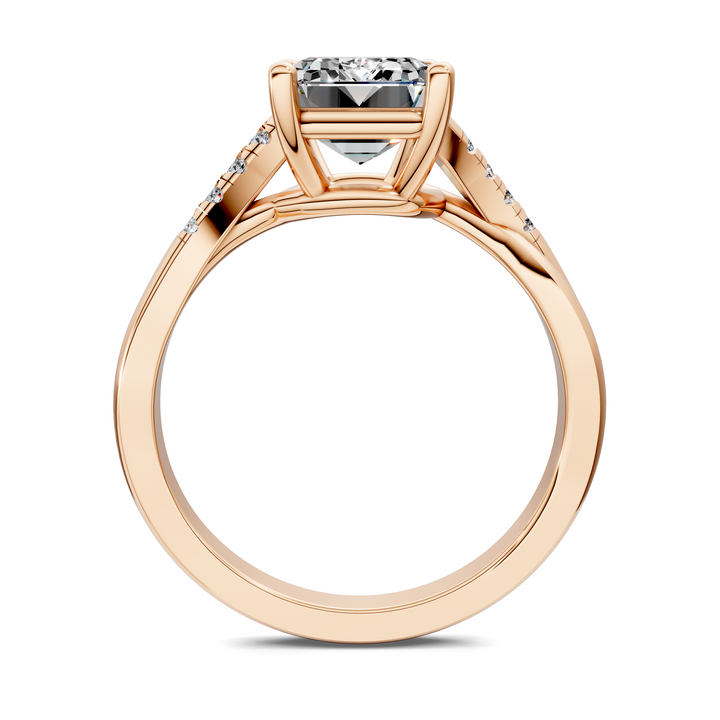 Destiny Twisted Pavé Ring