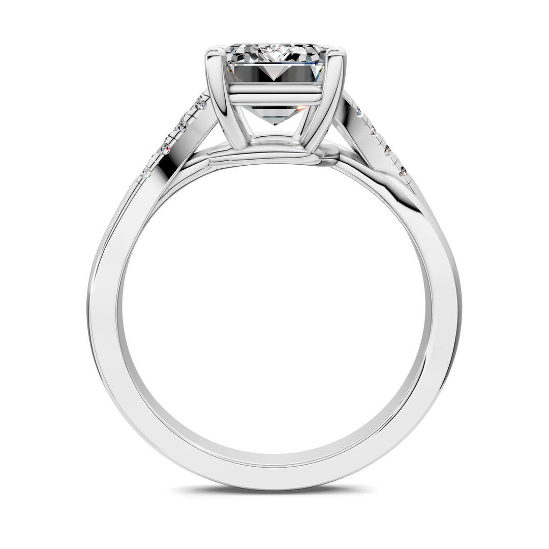 Destiny Twisted Pavé Ring