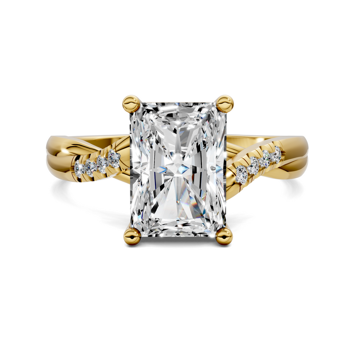 Destiny Twisted Pavé Ring