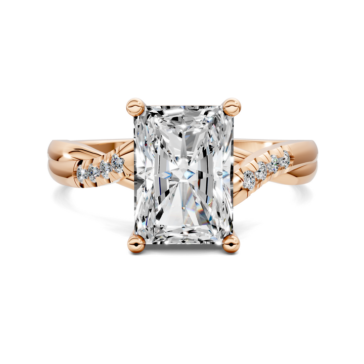 Destiny Twisted Pavé Ring