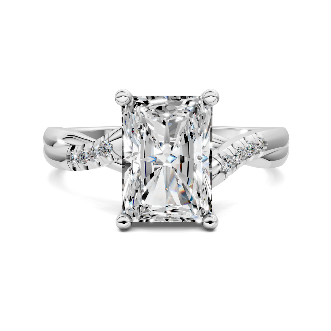 Destiny Twisted Pavé Ring