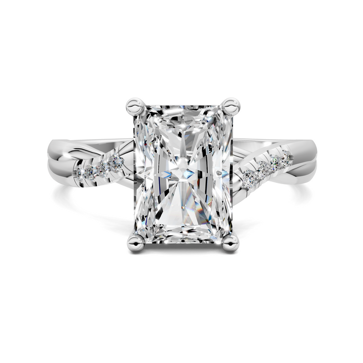Destiny Twisted Pavé Ring