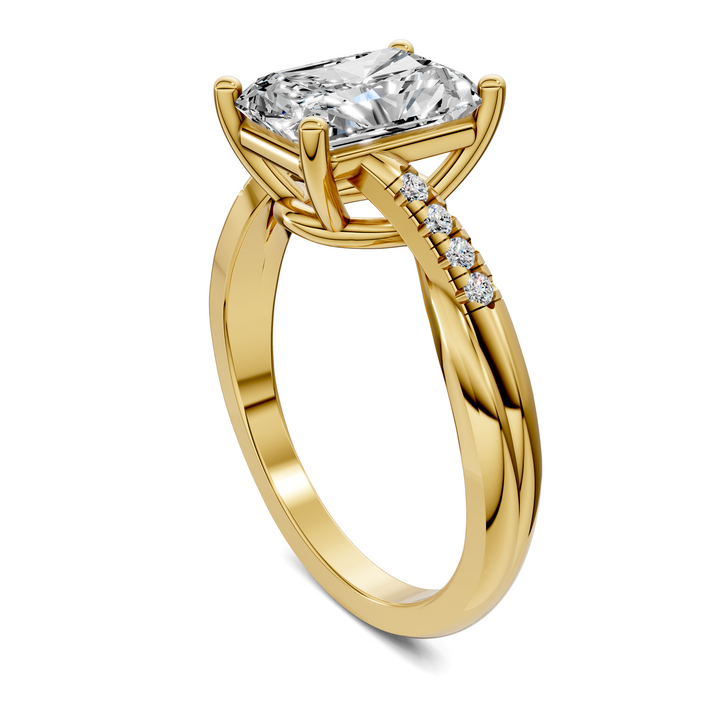 Destiny Twisted Pavé Ring