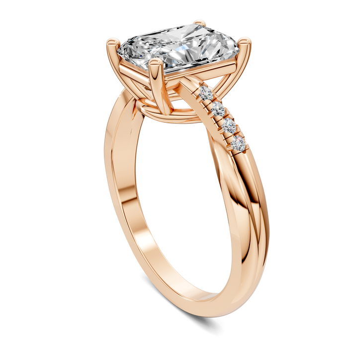 Destiny Twisted Pavé Ring