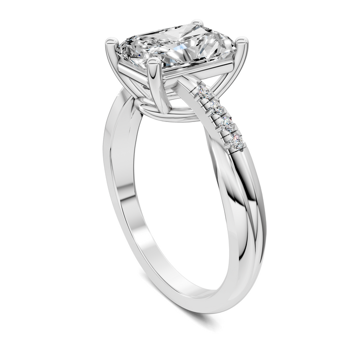 Destiny Twisted Pavé Ring