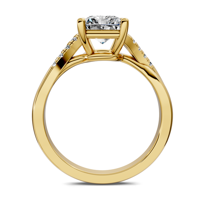 Destiny Twisted Pavé Ring