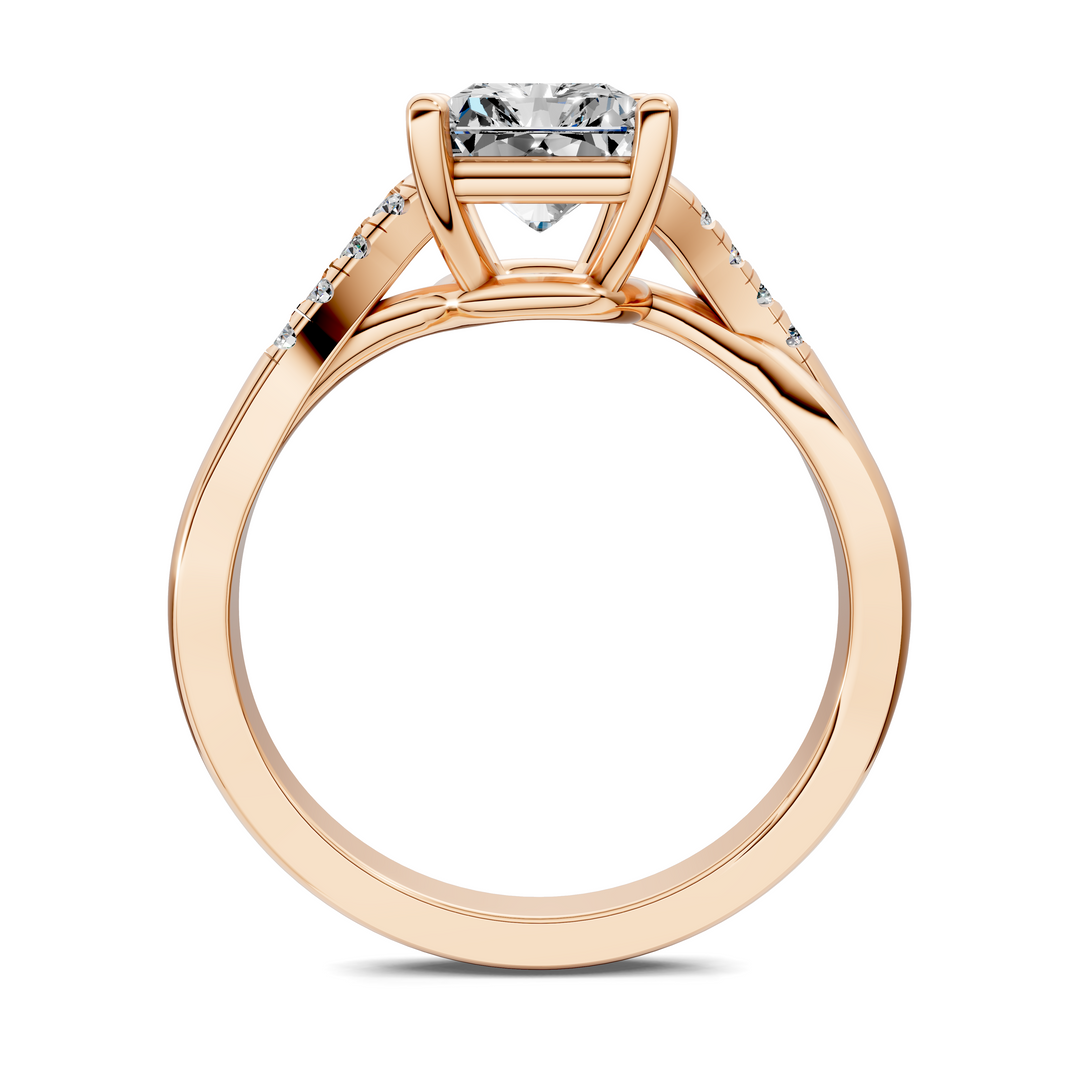 Destiny Twisted Pavé Ring