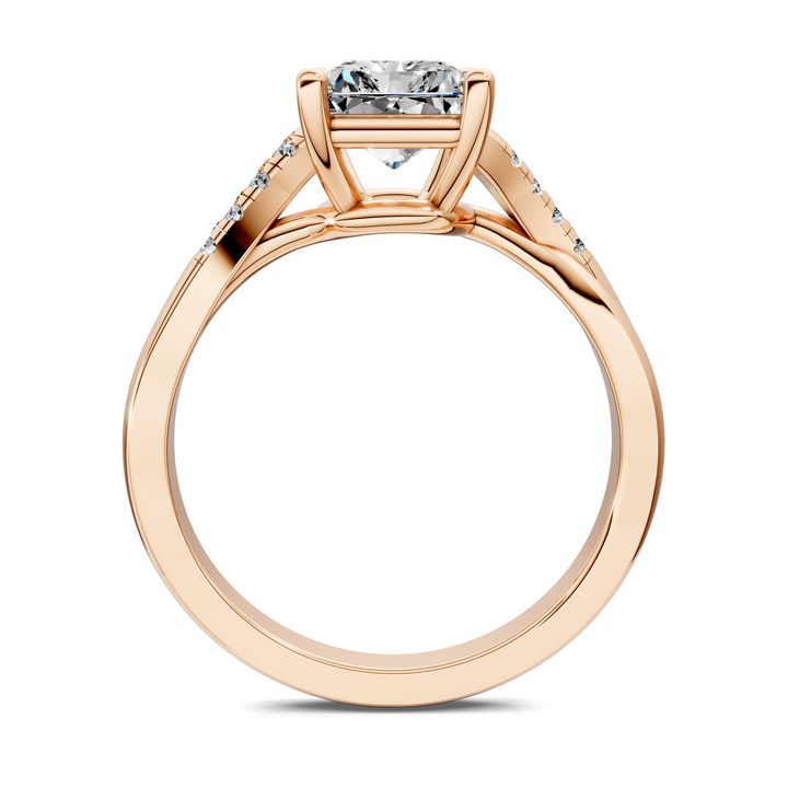 Destiny Twisted Pavé Ring