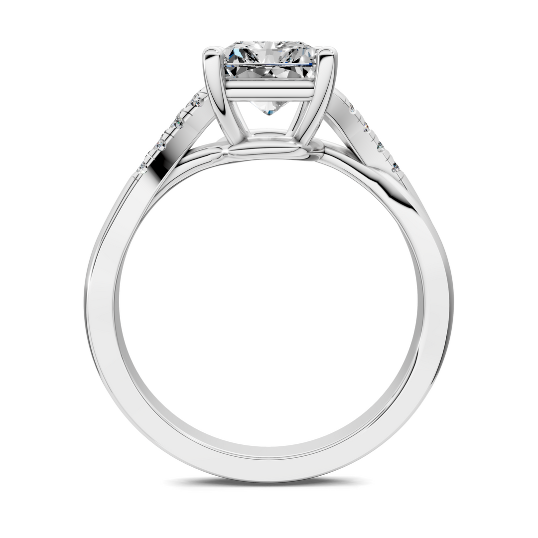 Destiny Twisted Pavé Ring
