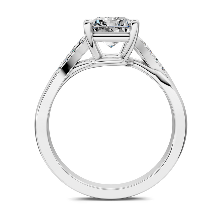 Destiny Twisted Pavé Ring