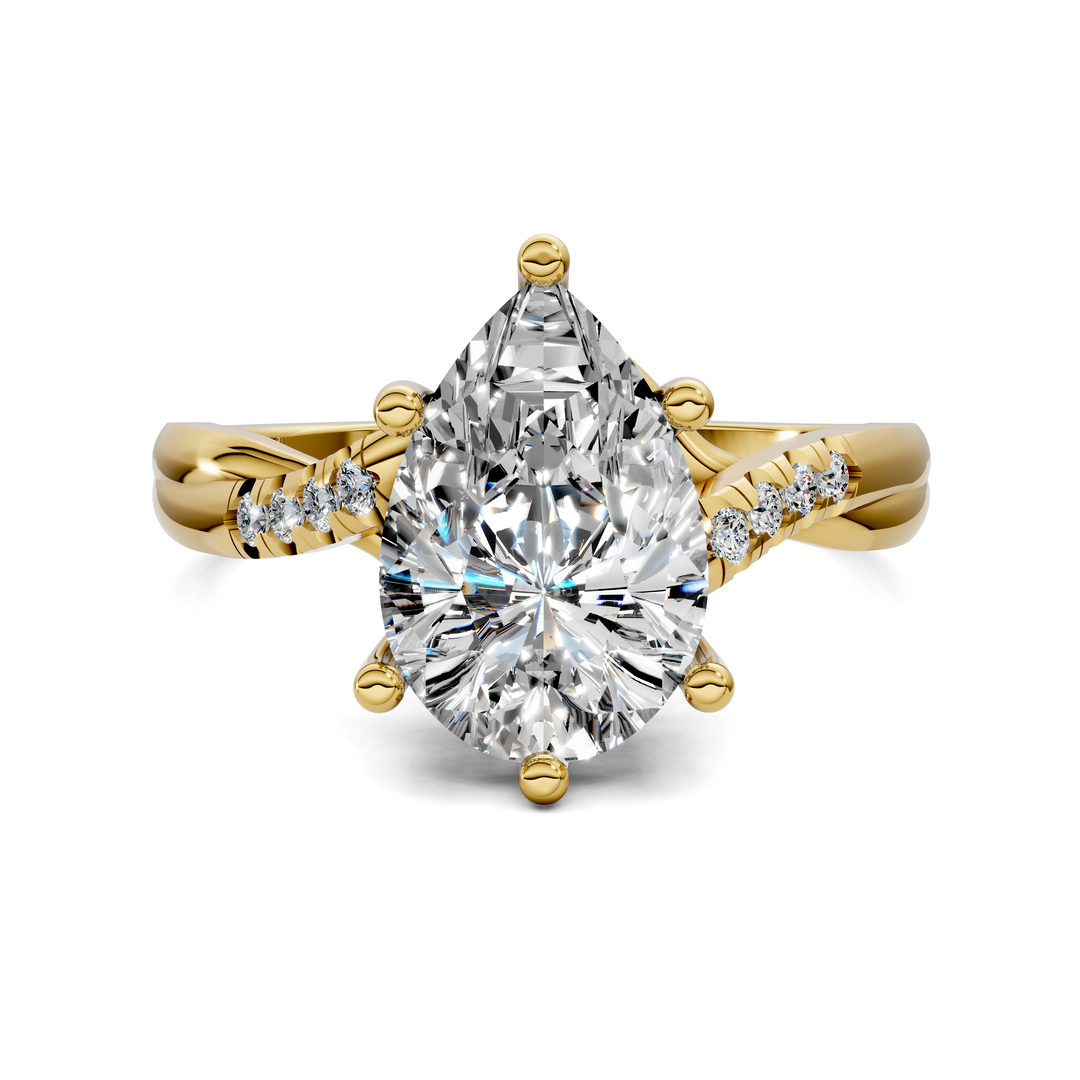 Destiny Twisted Pavé Ring