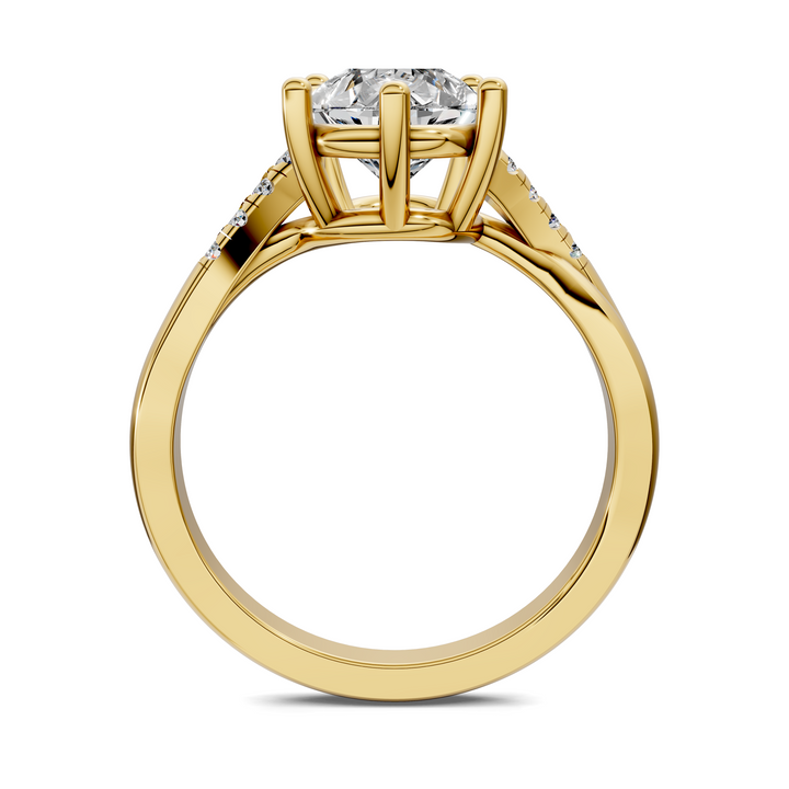 Destiny Twisted Pavé Ring