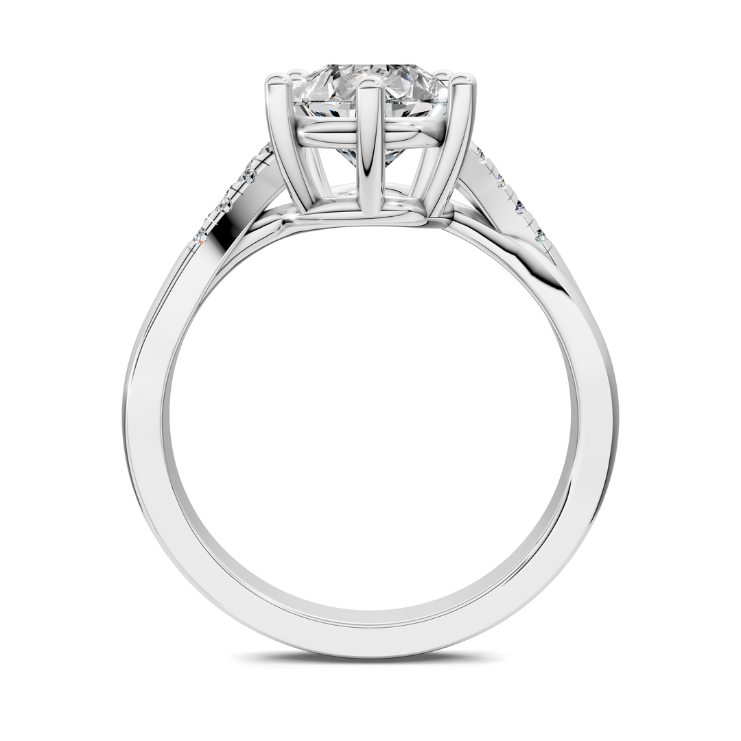 Destiny Twisted Pavé Ring