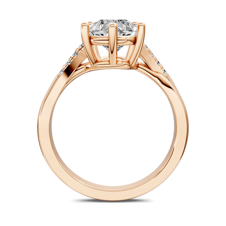 Destiny Twisted Pavé Ring