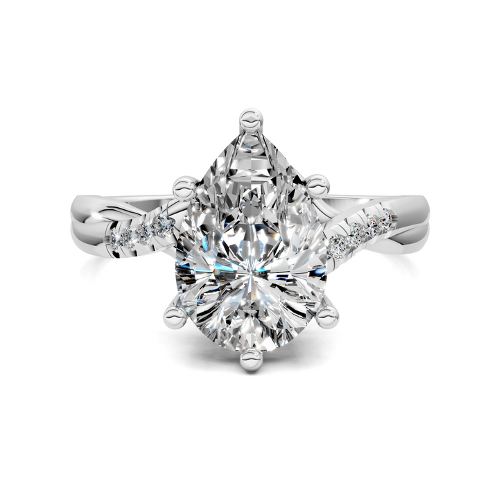 Destiny Twisted Pavé Ring