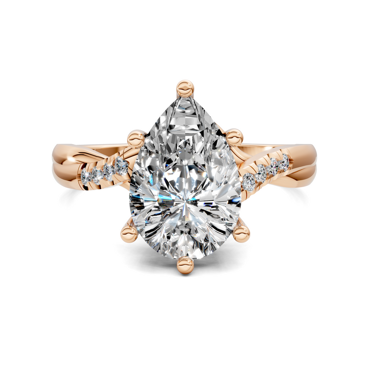 Destiny Twisted Pavé Ring