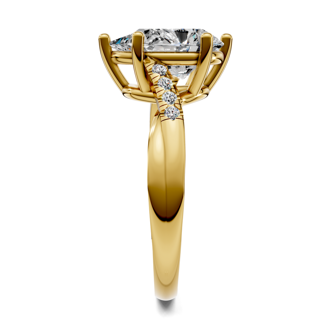 Destiny Twisted Pavé Ring