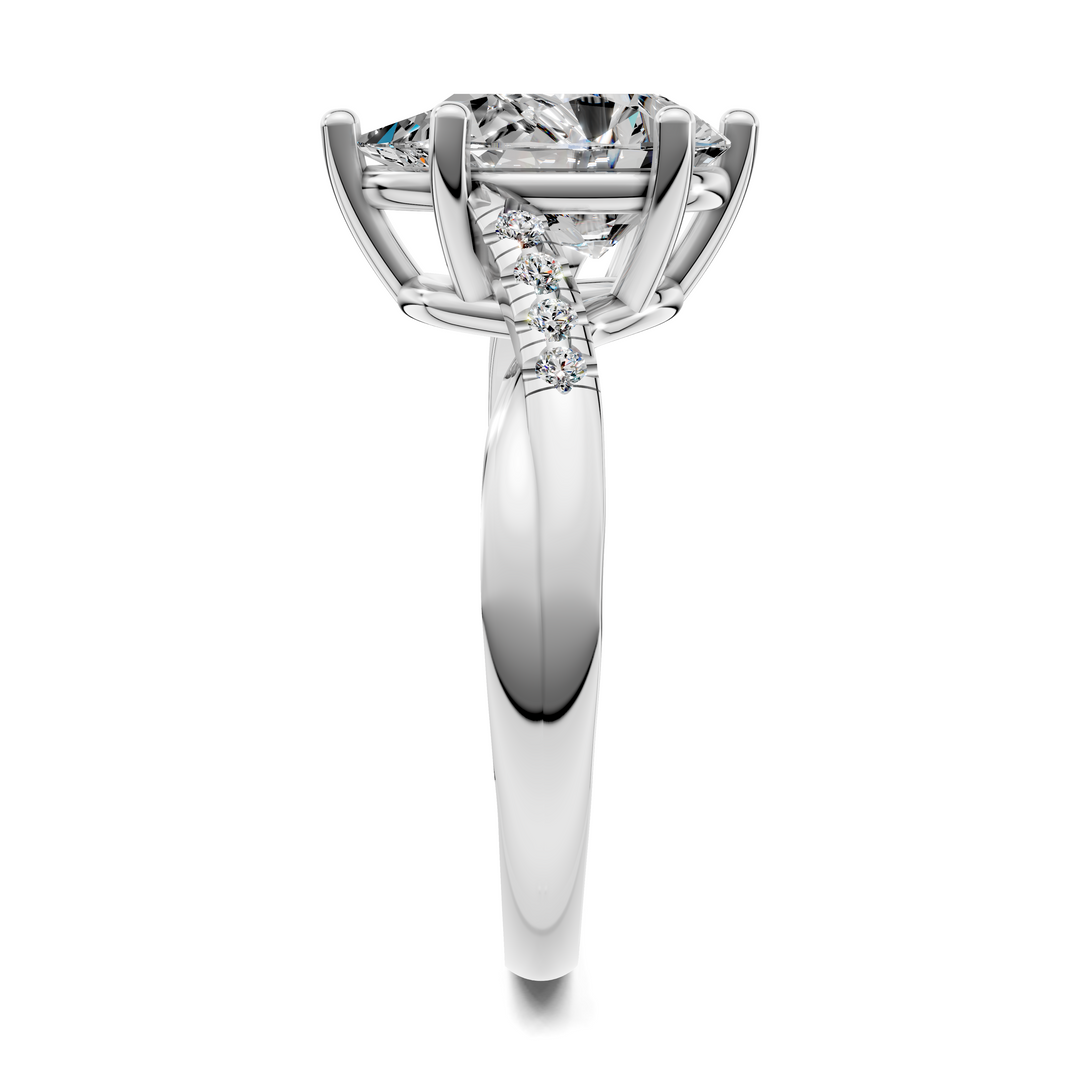 Destiny Twisted Pavé Ring