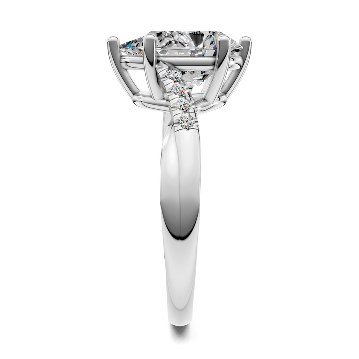 Destiny Twisted Pavé Ring