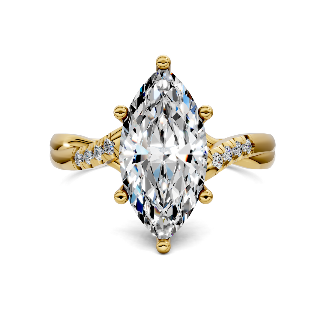 Destiny Twisted Pavé Ring