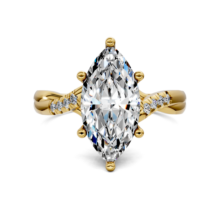 Destiny Twisted Pavé Ring