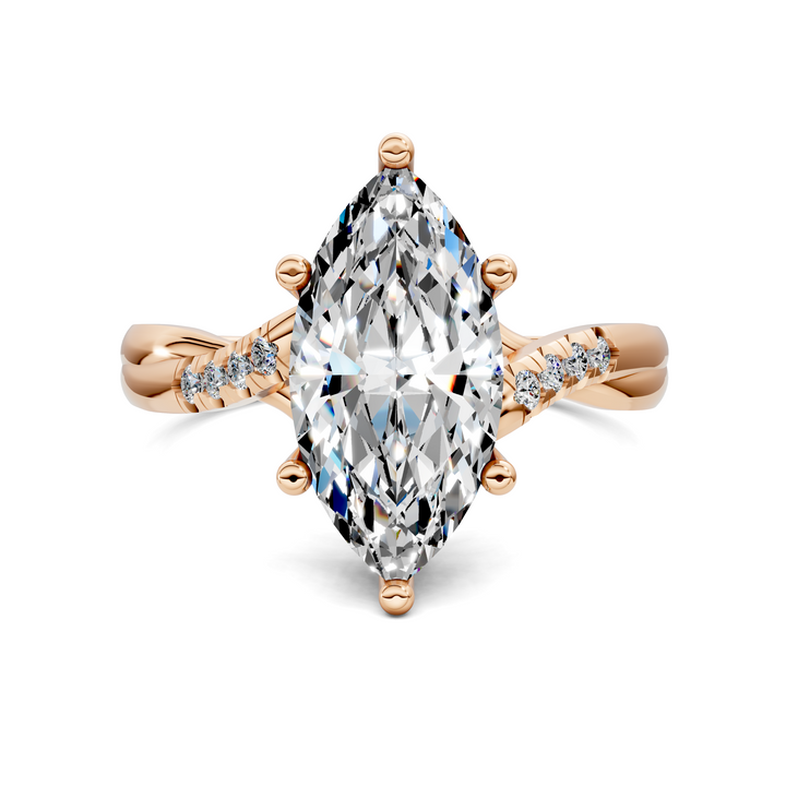Destiny Twisted Pavé Ring