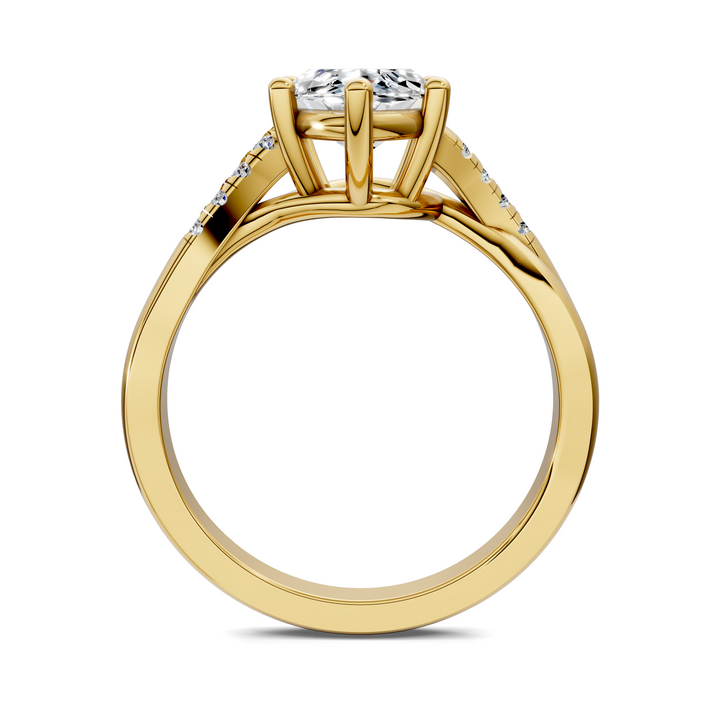 Destiny Twisted Pavé Ring