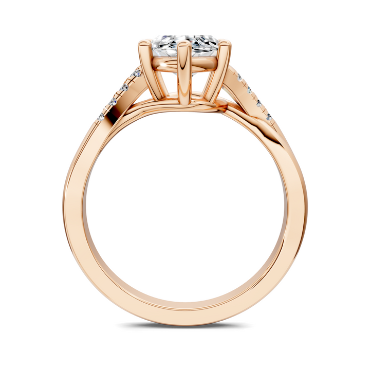 Destiny Twisted Pavé Ring