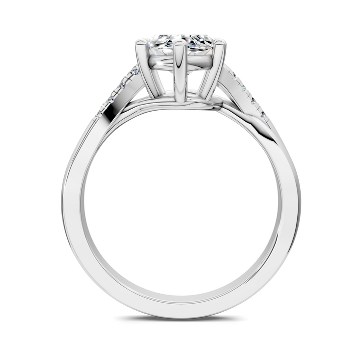 Destiny Twisted Pavé Ring