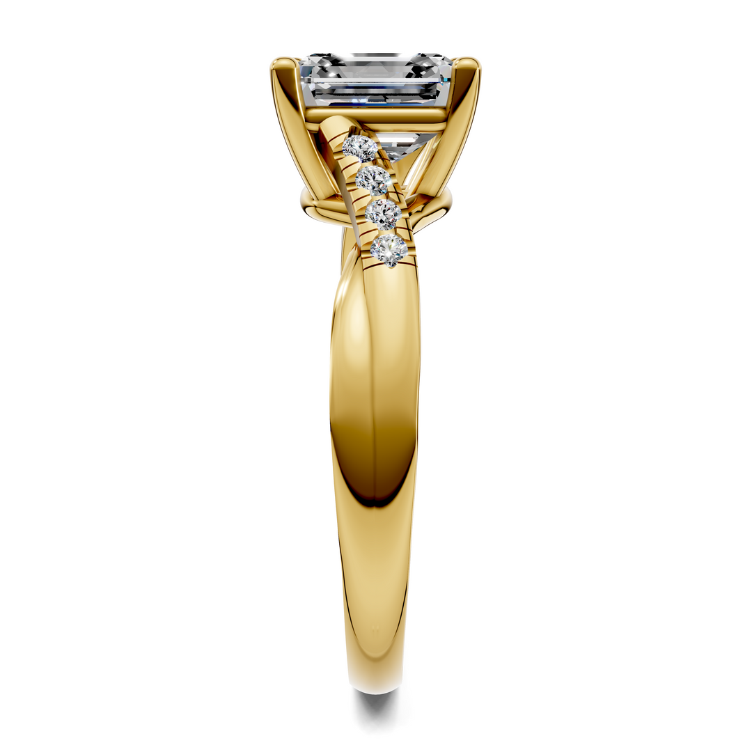 Destiny Twisted Pavé Ring