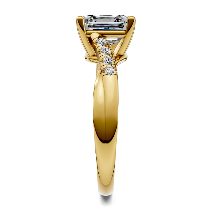 Destiny Twisted Pavé Ring