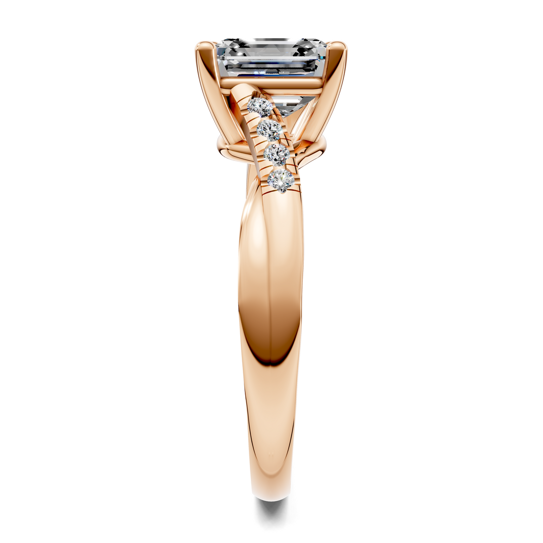Destiny Twisted Pavé Ring