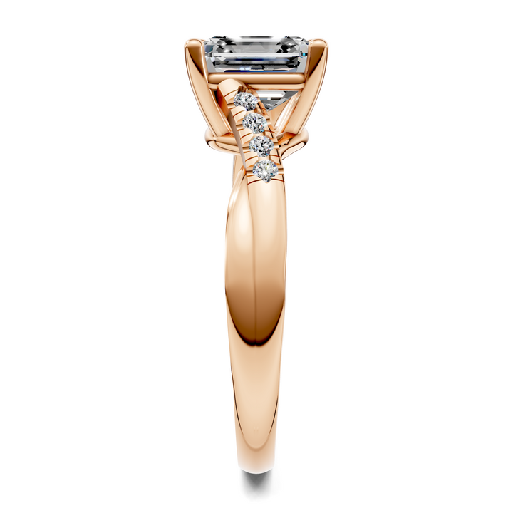 Destiny Twisted Pavé Ring