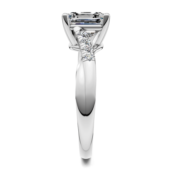 Destiny Twisted Pavé Ring