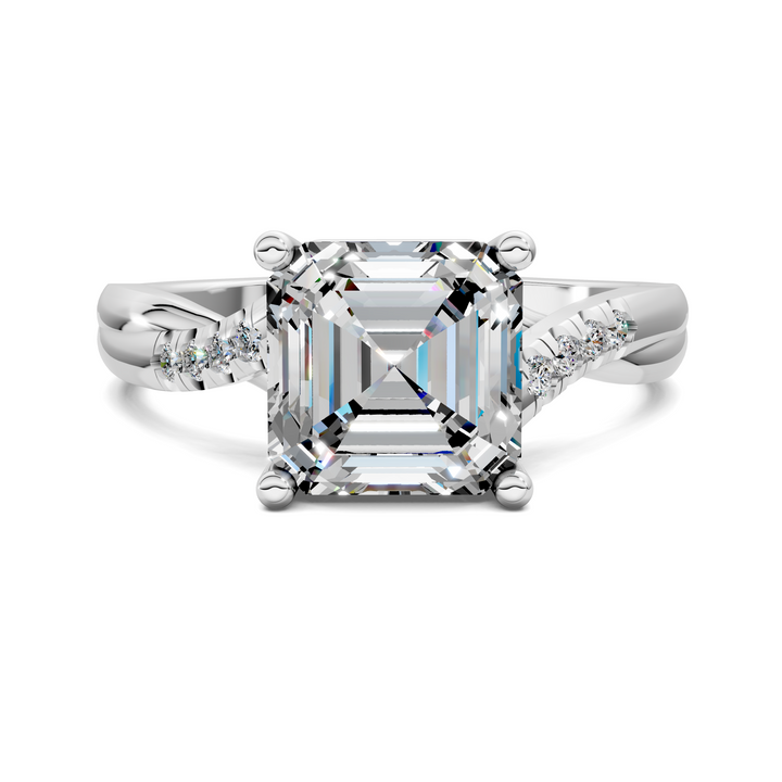 Destiny Twisted Pavé Ring